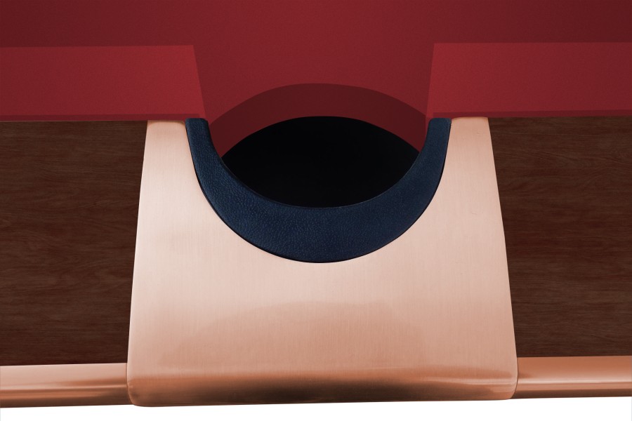 Billardtisch, Pool, Dynamic III, braun, 8 ft., Simonis 860 blaugrün – Bild 9