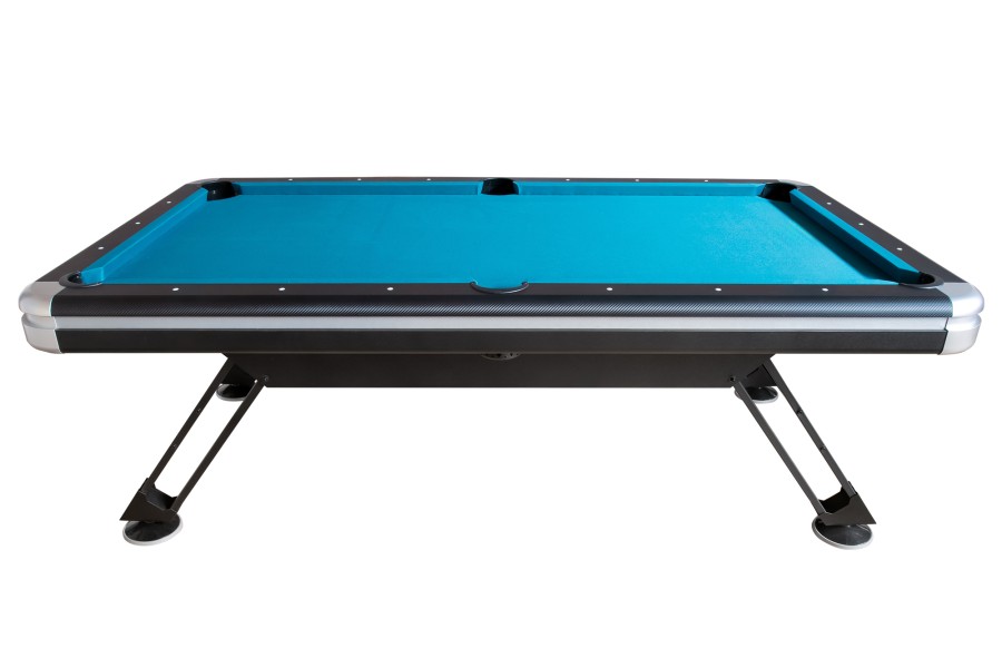 Billardtisch, Pool, Sydney II, 7 ft. (Fuß), schwarz-silber – Bild 2