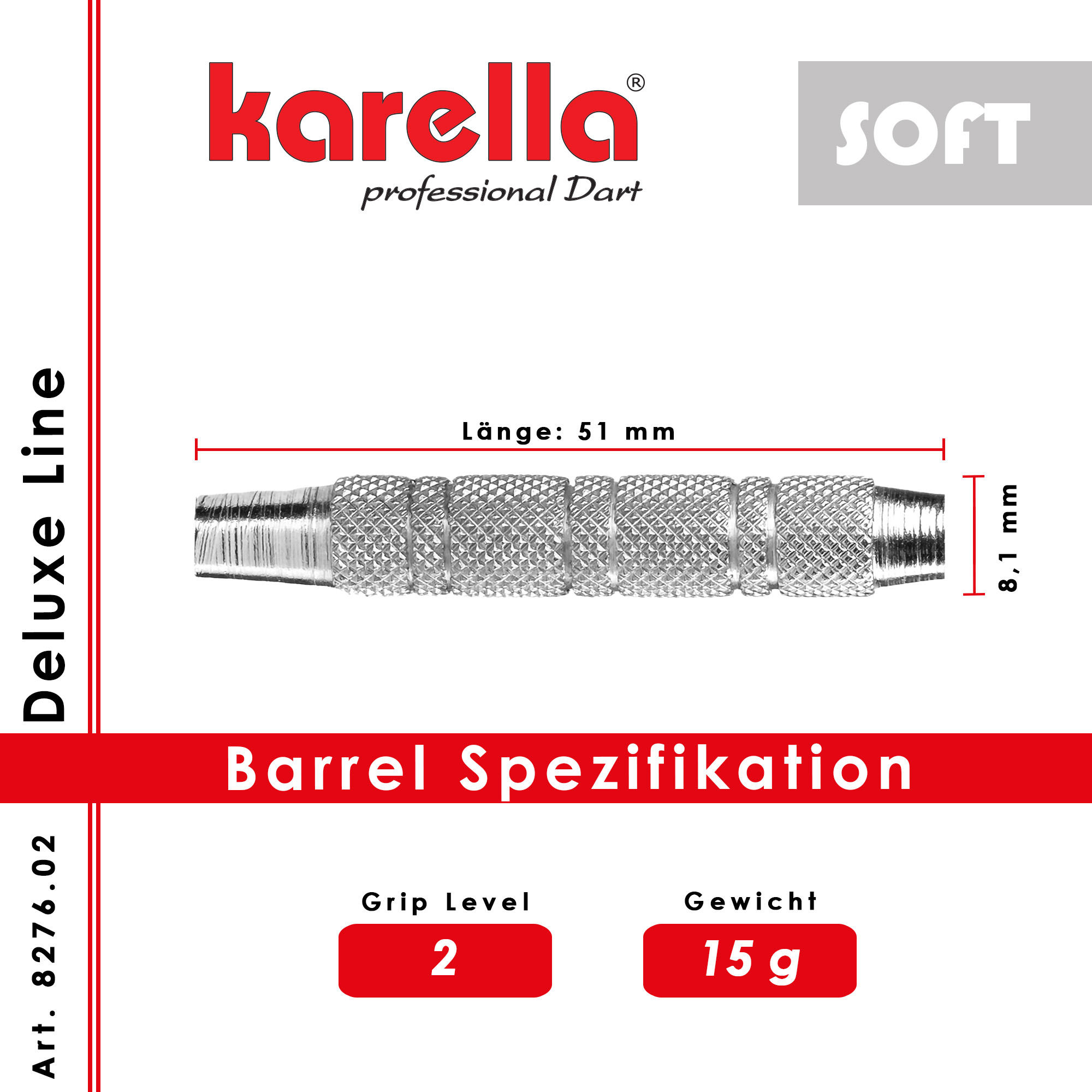 Karella - Softbarrel Deluxe DLS-2 15 gr. – Bild 2