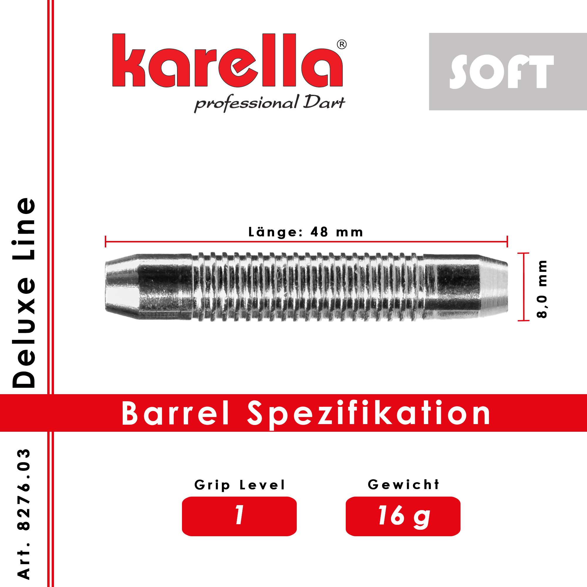 Karella - Softbarrel Deluxe DLS-3 16 gr. – Bild 2