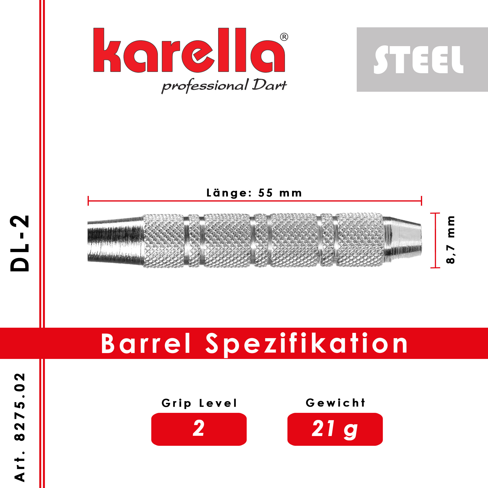Karella - Steelbarrel Deluxe DL-2 21 gr. – Bild 2