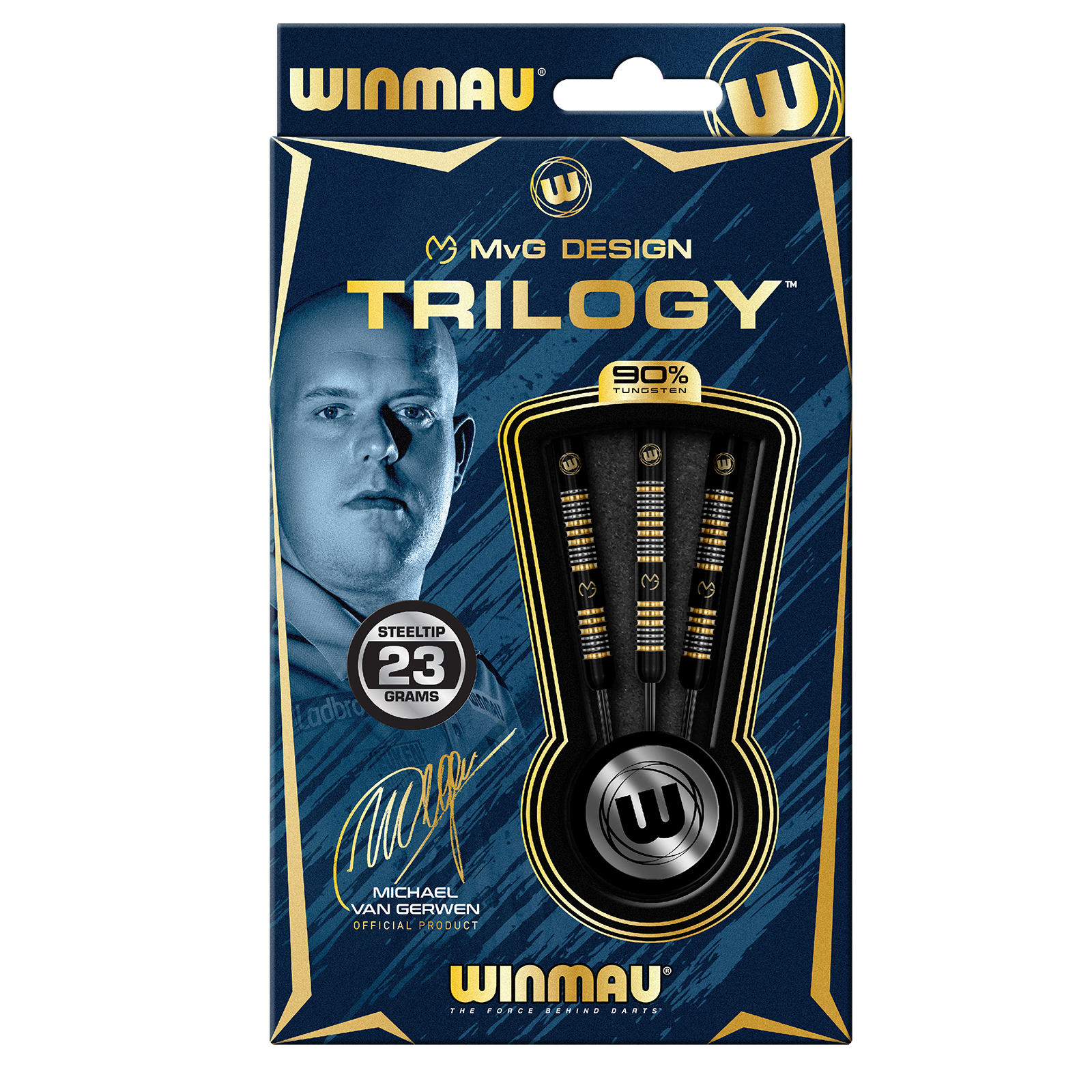 Winmau - Steeldart MvG Trilogy 23 gr. – Bild 2
