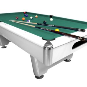 Billardtisch, Pool, Triumph, 7 ft. (Fuß), matt-weiß, 8 ft.