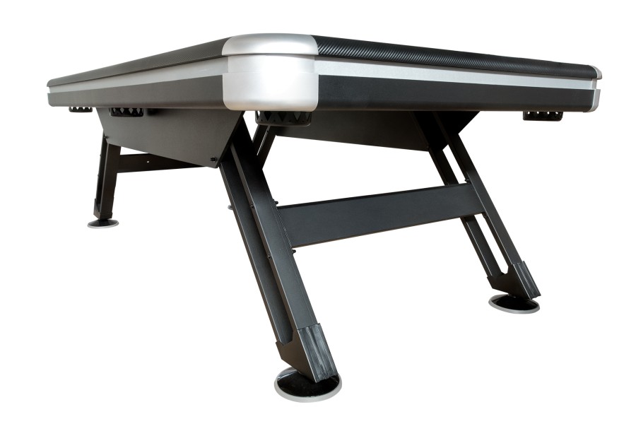 Billardtisch, Pool, Sydney II, 7 ft. (Fuß), schwarz-silber – Bild 3