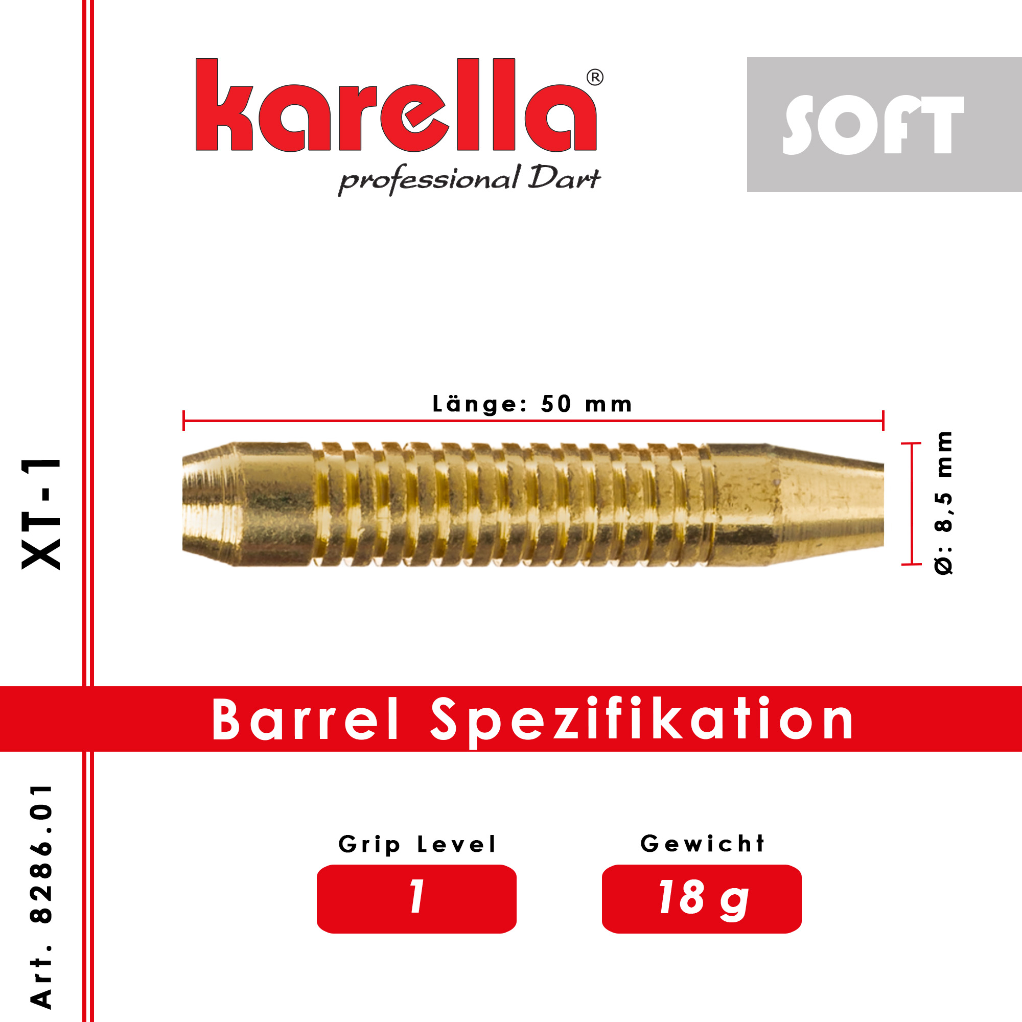 Karella - Softdart XT-1 18 gr. – Bild 5