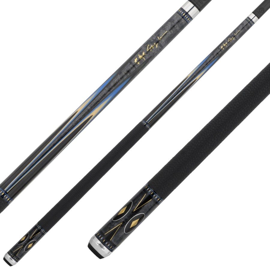 Billardqueue, Pool, Predator Sang Lee Series 2 SE, Radial, 314-3 Oberteil, schwarzer Ring, RAD