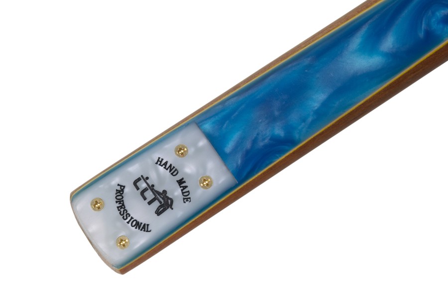 Billardqueue, Snooker, Classic LLT Blue Cruiser, einteilig, Klebeleder – Bild 5