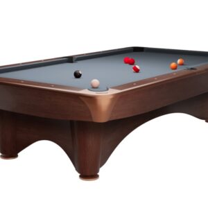 Billardtisch, Pool, Dynamic III, braun, 8 ft., Simonis 860 shark grey