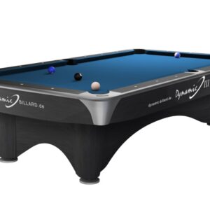 Billardtisch, Pool, Dynamic III, 9 ft. (Fuß), grau, gebraucht, Simonis 760 royalblau