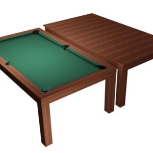 Billardtisch / Esstisch, Pool, Mozart, 7 ft. (Fuß), mahagoni