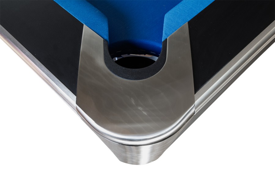 Billardtisch, Pool, Hurricane, 9 ft. (Fuß), matt-schwarz, Ausstellungsstück, Clubtuch royalblau – Bild 4