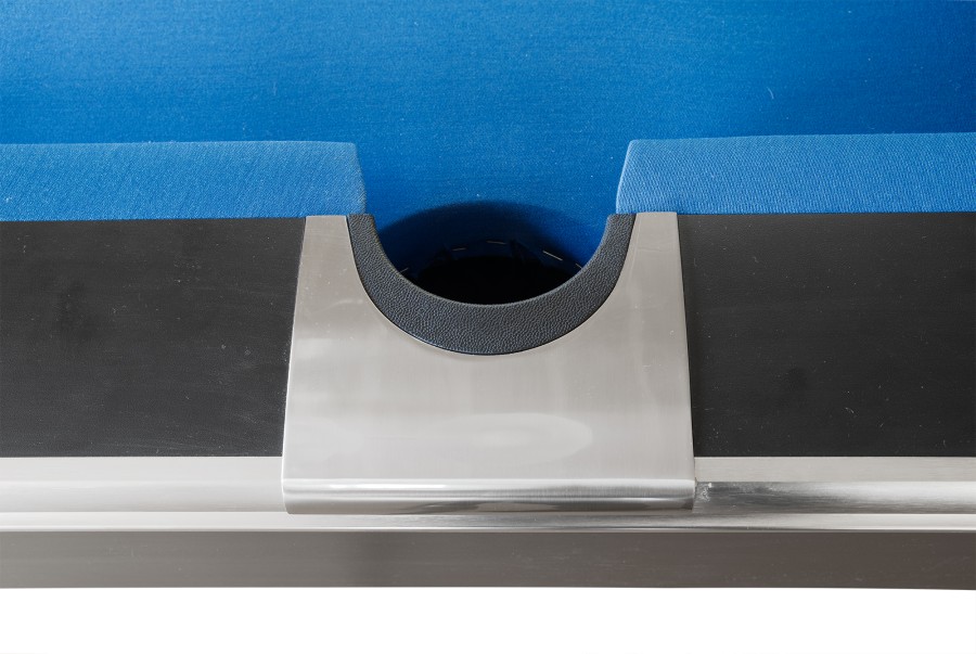 Billardtisch, Pool, Hurricane, 9 ft. (Fuß), matt-schwarz, Ausstellungsstück, Clubtuch royalblau – Bild 3