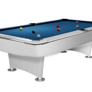 Billardtisch, Pool, Dynamic II, 7 ft. (Fuß), glänzend-weiß, Simonis 760 royalblau