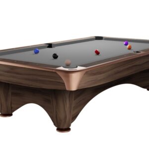 Billardtisch, Pool, Dynamic III, 8 ft. (Fuß), modern-braun, Simonis 860 grau