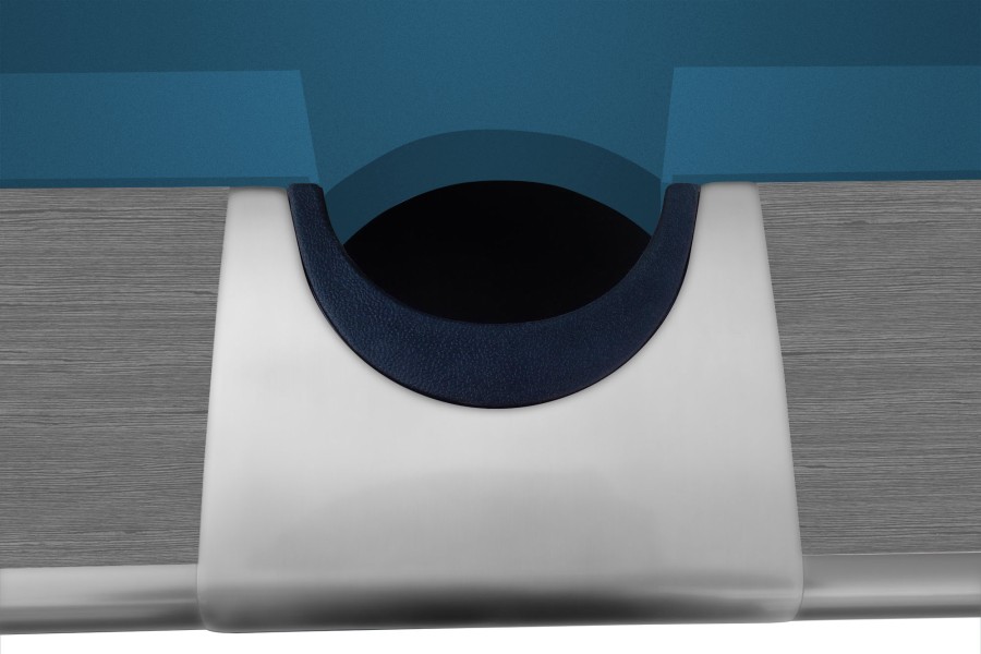 Billardtisch, Pool, Dynamic III, 9 ft. (Fuß), hellgrau, Simonis – Bild 9