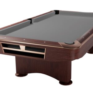 Billardtisch, Pool, Competition II, 9 ft. (Fuß), mahagoni, Simonis 760 grau