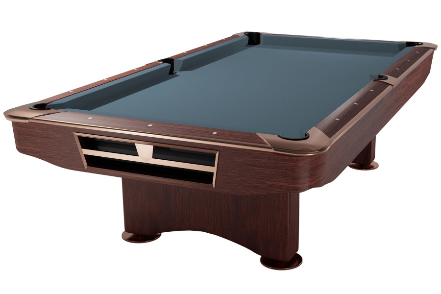 Billardtisch, Pool, Competition II, 9 ft. (Fuß), mahagoni, Simonis 760 puderblau