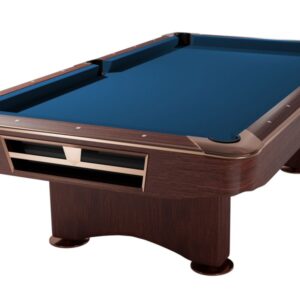 Billardtisch, Pool, Competition II, 9 ft. (Fuß), mahagoni, Simonis 860 royalblau