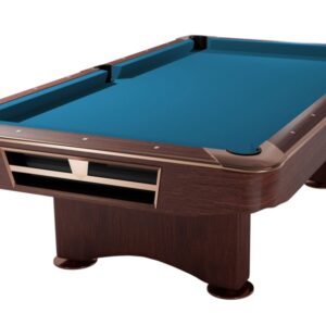 Billardtisch, Pool, Competition II, 9 ft. (Fuß), mahagoni, Simonis 860 turnierblau
