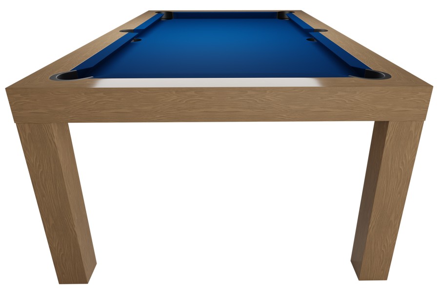 Billardtisch / Esstisch, Pool, Mozart, 7 ft. (Fuß), eiche, Clubtuch gelbgrün – Bild 4