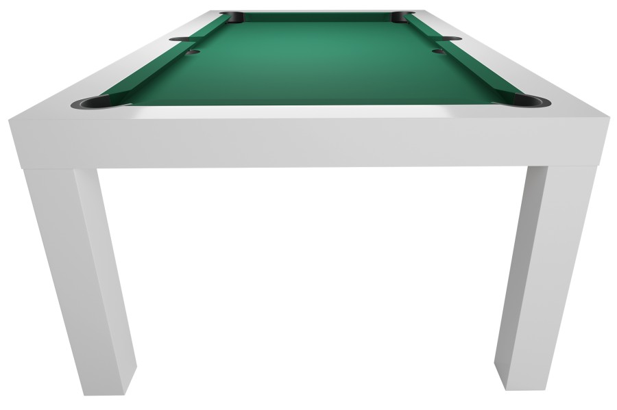 Billardtisch / Esstisch, Pool, Mozart, 7 ft. (Fuß), matt-weiß – Bild 4