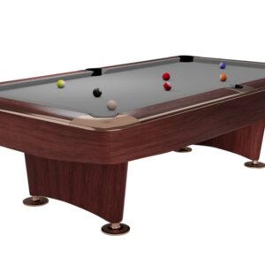 Billardtisch, Pool, Dynamic II, 9 ft. (Fuß), braun, Simonis 860 grau
