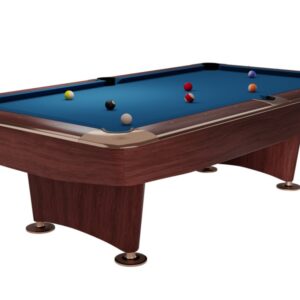 Billardtisch, Pool, Dynamic II, 9 ft. (Fuß), braun, Simonis 760 royalblau