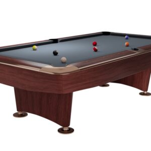 Billardtisch, Pool, Dynamic II, 9 ft. (Fuß), braun, Simonis 860 shark grey