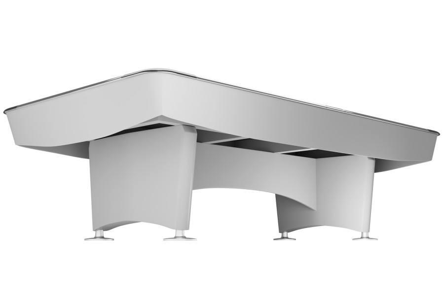 Billardtisch, Pool, Dynamic II, 7 ft. (Fuß), glänzend-weiß, Simonis 860 elektrikblau – Bild 6