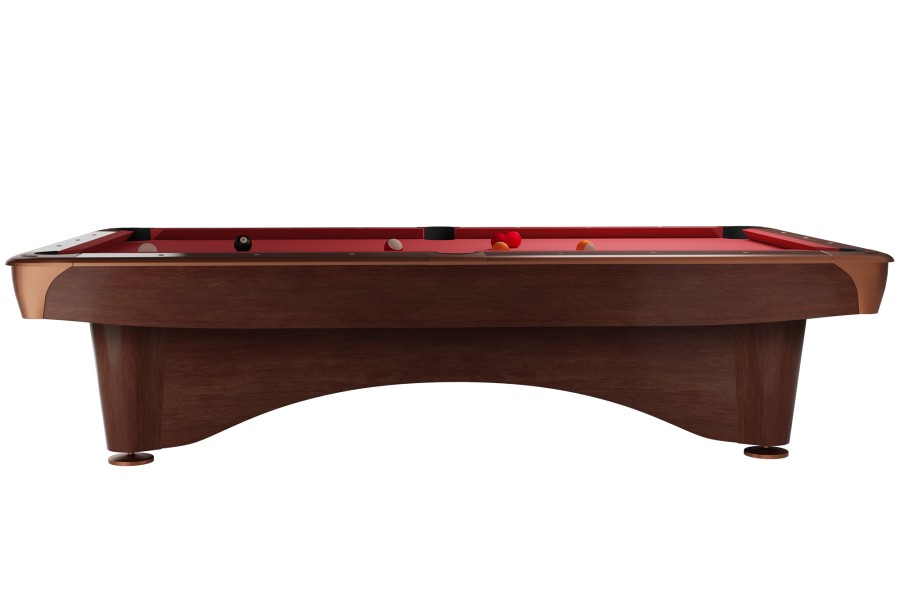 Billardtisch, Pool, Dynamic III, braun, 8 ft., Simonis 860 blaugrün – Bild 6