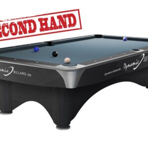 Billardtisch, Pool, Dynamic III, 9 ft. (Fuß), grau, gebraucht, Simonis 860 puderblau