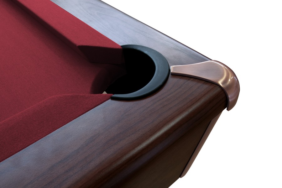Billardtisch, Pool, Triumph Plus, braun, 8 ft., Simonis 760 rot – Bild 3