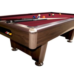 Billardtisch, Pool, Triumph Plus, braun, 7 ft., Simonis 860 burgund