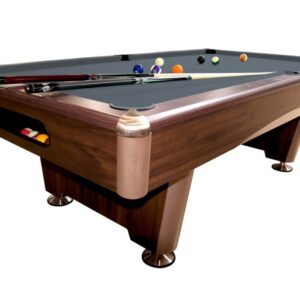 Billardtisch, Pool, Triumph Plus, braun, 7 ft., Simonis 860 shark grey
