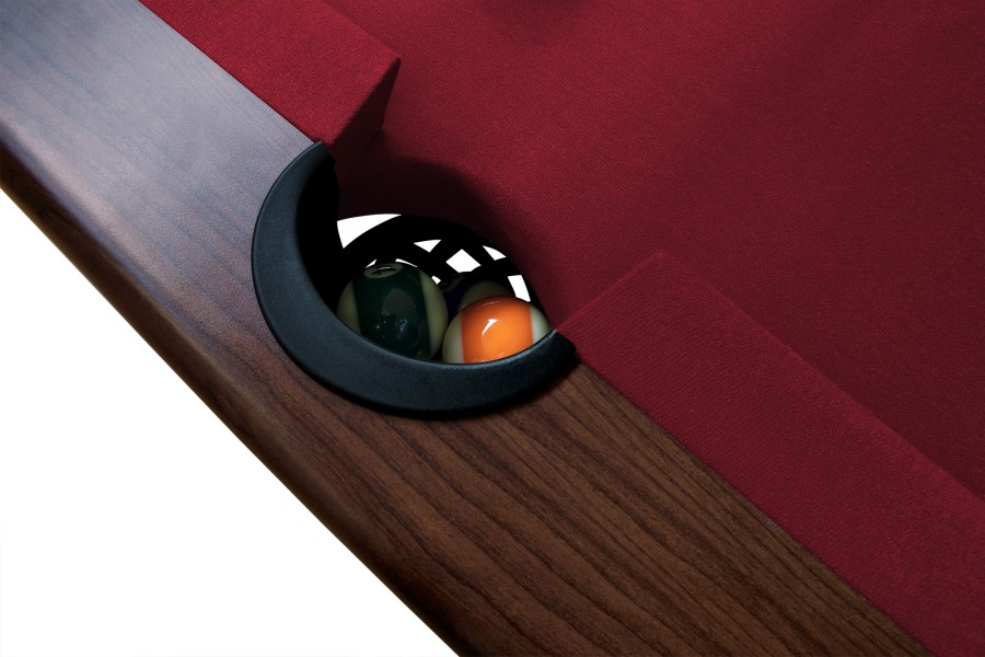 Billardtisch, Pool, Triumph Plus, braun, 8 ft., Simonis 760 rot – Bild 5